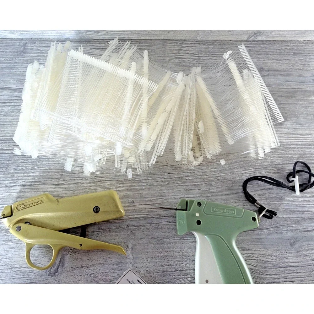 Lot Of 3 Retail Tagging Guns With Needles & Barb Fasteners